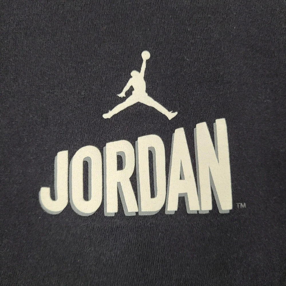 Jordan Shirt Mens Small Black Long Sleeve Air Jordan Flight Club Graphic Tee
